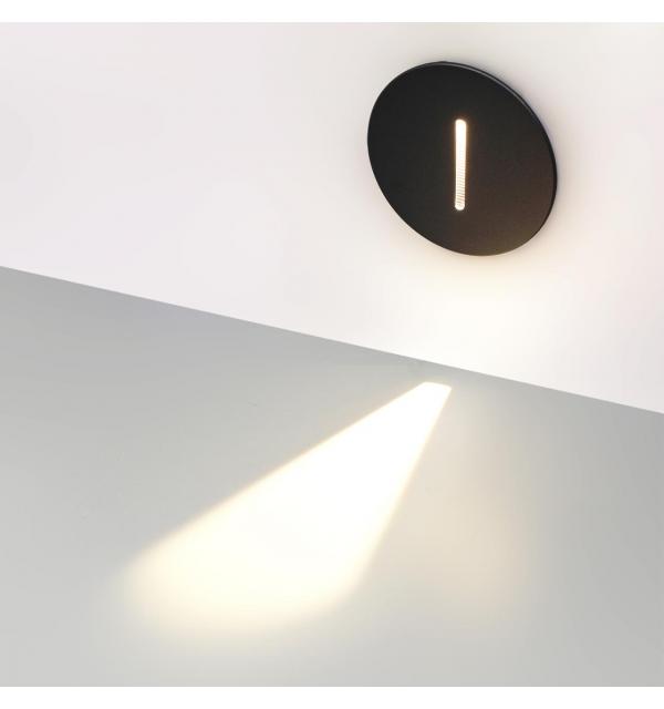 7051/3WL HIGHTECH ODL25 339 металл/металл Подсветка лестницы черн IP20 LED 1*3W ESCALA