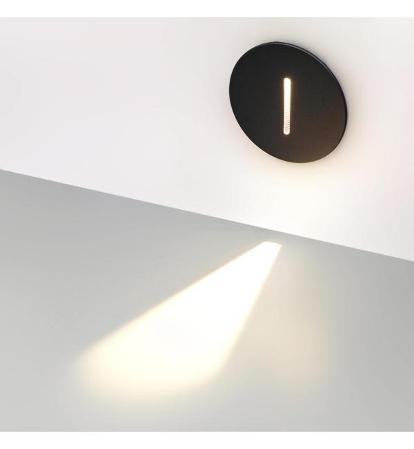 7051/3WL HIGHTECH ODL25 339 металл/металл Подсветка лестницы черн IP20 LED 1*3W ESCALA