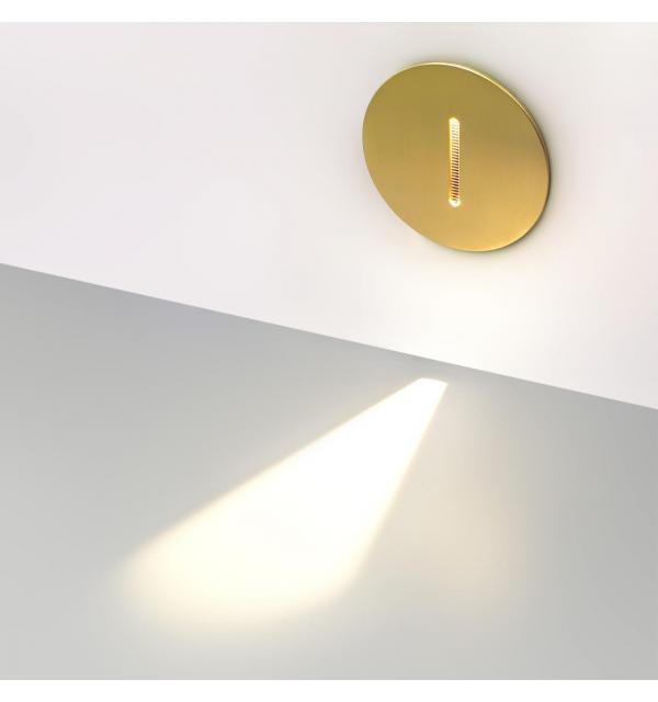 7053/3WL HIGHTECH ODL25 339 металл/металл Подсветка лестницы бронза IP20 LED 1*3W ESCALA