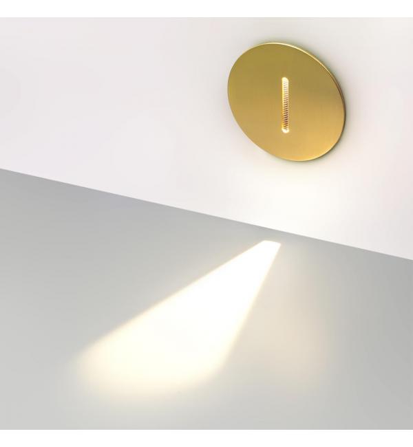 7053/3WL HIGHTECH ODL25 339 металл/металл Подсветка лестницы бронза IP20 LED 1*3W ESCALA