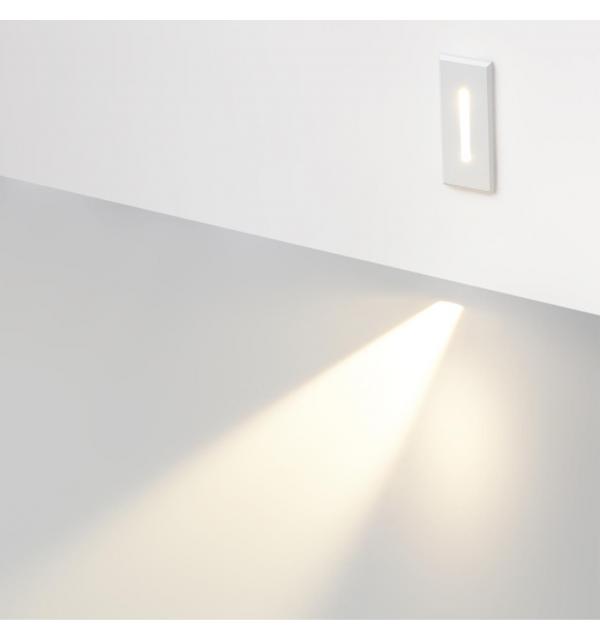 7055/3WL HIGHTECH ODL25 339 металл/металл Подсветка лестницы белый IP20 LED 1*3W 2700K ESCALA