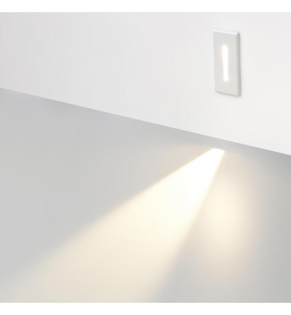 7055/3WL HIGHTECH ODL25 339 металл/металл Подсветка лестницы белый IP20 LED 1*3W 2700K ESCALA