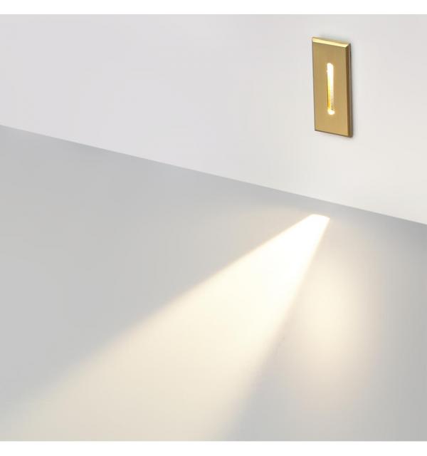 7056/3WL HIGHTECH ODL25 339 металл/металл Подсветка лестницы бронза IP20 LED 1*3W 2700K ESCALA