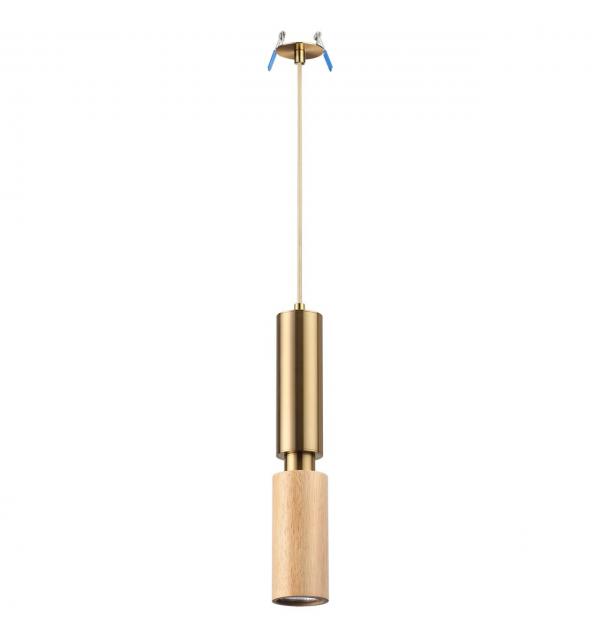 7061/1A MINIMA ODL25 217 Подвесной светильник светлое дерево/металл IP20 GU10 LED 7W 220V CAUCHO
