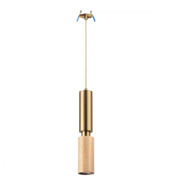 7061/1A MINIMA ODL25 217 Подвесной светильник светлое дерево/металл IP20 GU10 LED 7W 220V CAUCHO