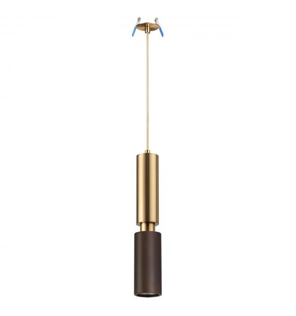 7062/1A MINIMA ODL25 217 Подвесной светильник темное дерево/металл IP20 GU10 LED 7W 220V CAUCHO