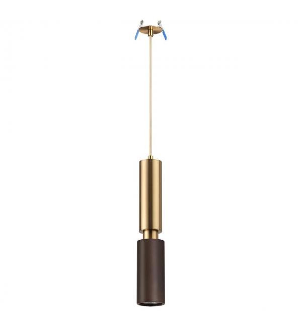 7062/1A MINIMA ODL25 217 Подвесной светильник темное дерево/металл IP20 GU10 LED 7W 220V CAUCHO