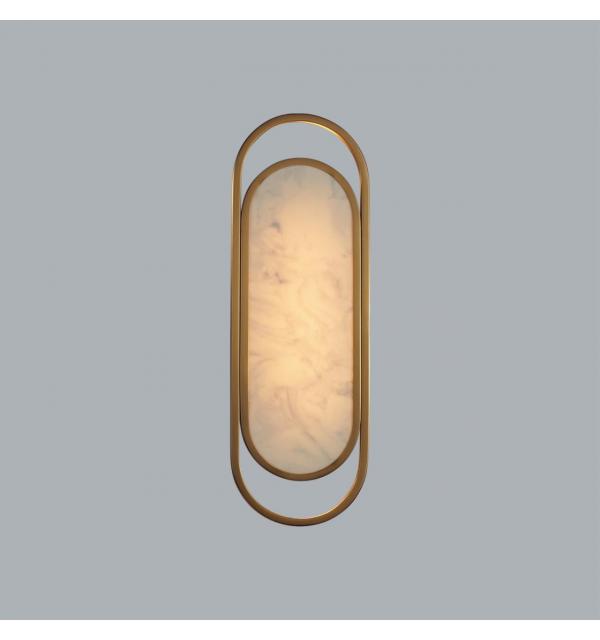 7066/12WL L-VISION ODL25 215 Настенный светильник бронзовый/металл/искусств.мрамор IP20 LED 12W 3000K 220V MILANO