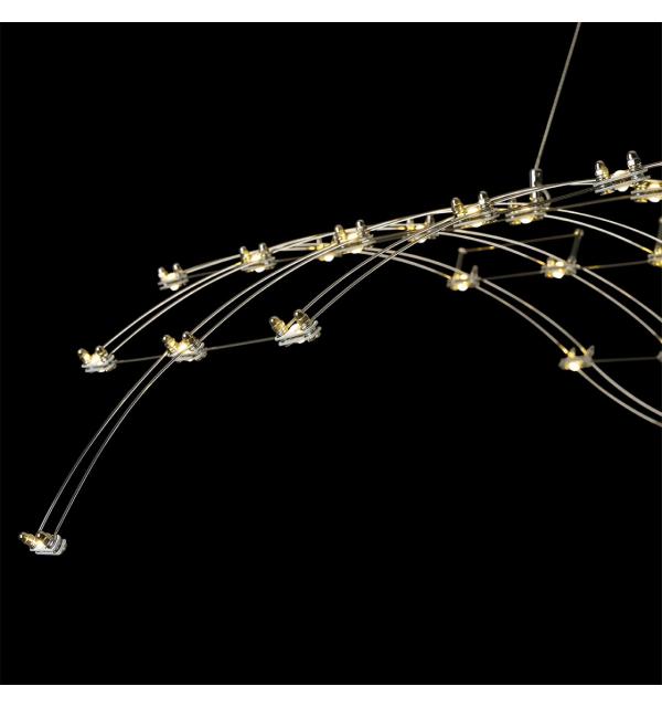 7057/45L HIGHTECH ODL25 289 Подвесной светильник нерж/сталь IP20 LED 3000K 220V WELKIN