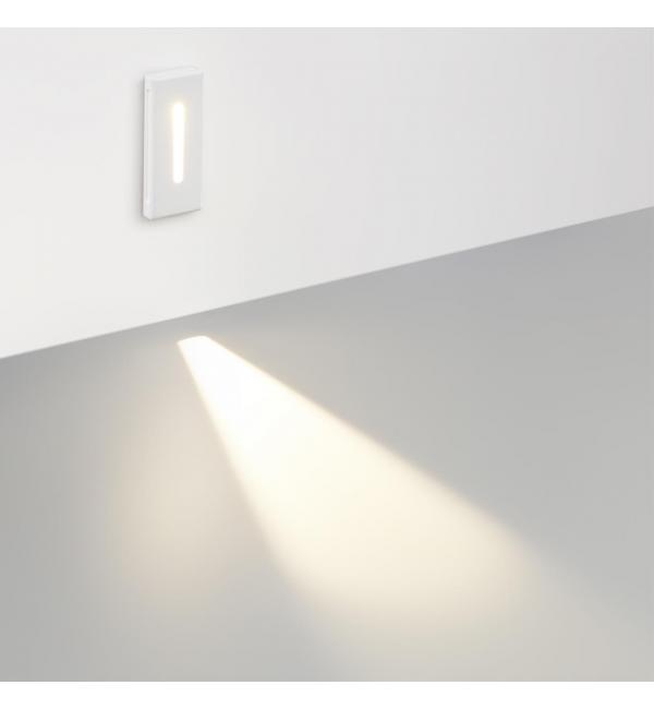 7082/3WL HIGHTECH ODL25 339 Подсветка лестницы прямоугольная металл/гипс IP20 LED 3W 3000K 220V GIPS