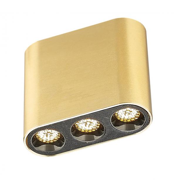 7093/8CL HIGHTECH ODL25 335 Потолочный светильник бронзовый/металл/акрил IP20 LED 5W 380Лм 3000K 220V SMALL