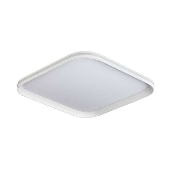 7750/72L MITRA LED SN 544 Светильник металл/PMMA/белый LED 72Вт 3000-6000К 396х396 IP20 пульт ДУ BETA