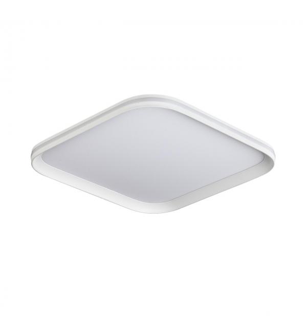 7750/72L MITRA LED SN 544 Светильник металл/PMMA/белый LED 72Вт 3000-6000К 396х396 IP20 пульт ДУ BETA