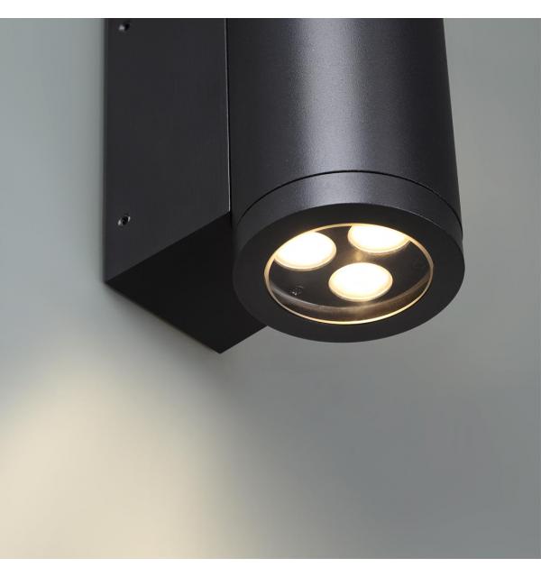 7071/7WL NATURE ODL25 685 Настенный светильник черный/металл IP65 LED 7W 3000K 15° AC85~265V LONG