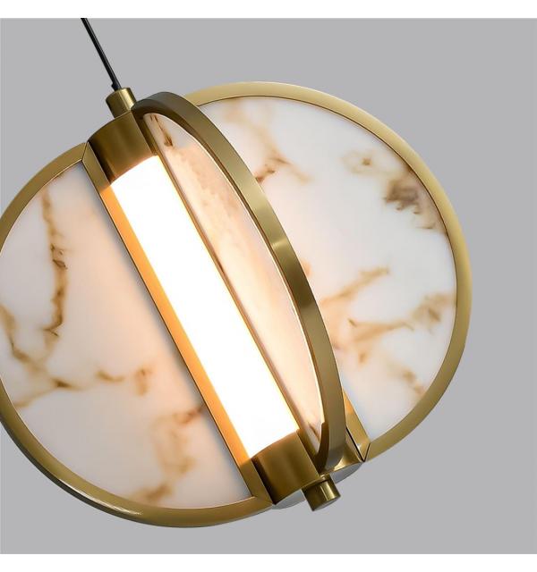 5447/12L L-VISION ODL_EX25 085 Подвесной светильник бронзовый/металл/акрил/искусственный алебастр IP20 LED 12W 3000K 220V TOSCANA