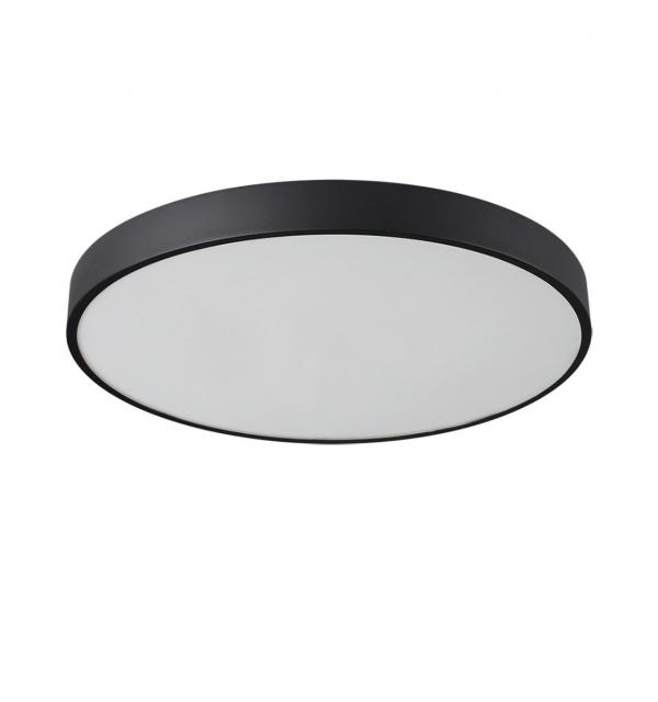 7756/70L MITRA LED SN 539 Светильник металл/акрил/черный LED (60Вт+10Вт) 3000K+3000K D600 IP20 подсветка QUASAR