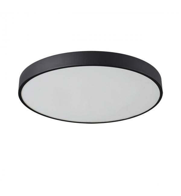 7756/70L MITRA LED SN 539 Светильник металл/акрил/черный LED (60Вт+10Вт) 3000K+3000K D600 IP20 подсветка QUASAR