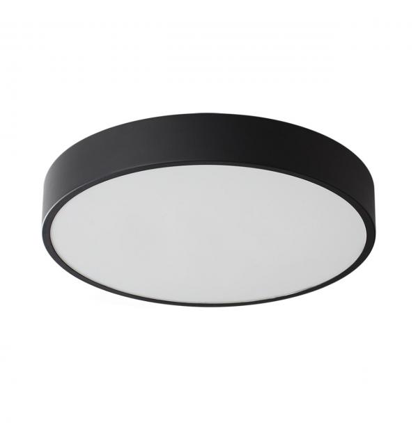 7758/36L MITRA LED SN 539 Светильник металл/акрил/черный LED (30Вт+6Вт) 4000K+4000K D400 IP20 подсветка QUASAR