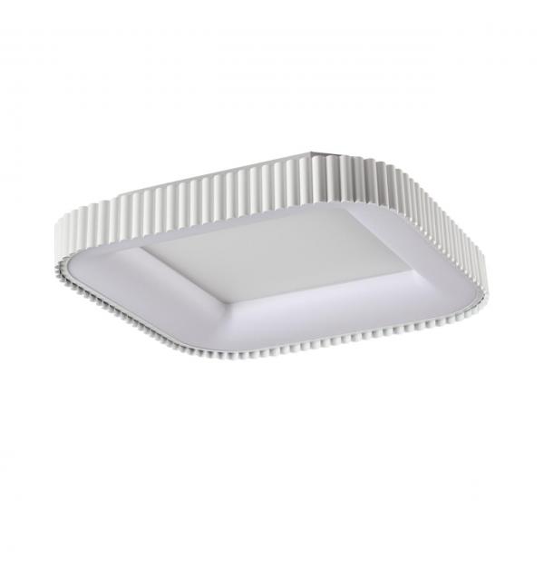 7767/56L AVRA LED SN 578 Светильник металл/белый LED (56Вт+14Вт) 3000-6000K 500х500 IP43 пульт ДУ+подсветка SHARMEL
