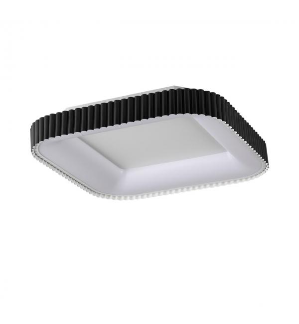 7768/56L AVRA LED SN 578 Светильник металл/белый/черный LED (56Вт+14Вт) 3000-6000K 500х500 IP43 пульт ДУ+подсветка SHARMEL