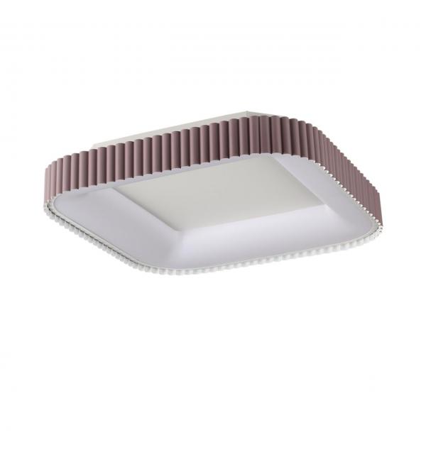 7770/56L AVRA LED SN 578 Светильник металл/белый/мокко LED (56Вт+14Вт) 3000-6000K 500х500 IP43 пульт ДУ+подсветка SHARMEL