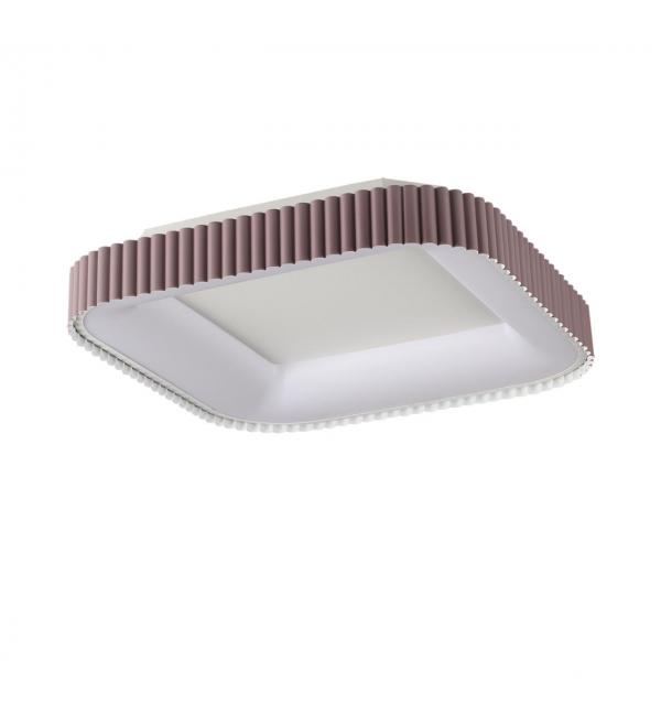 7770/56L AVRA LED SN 578 Светильник металл/белый/мокко LED (56Вт+14Вт) 3000-6000K 500х500 IP43 пульт ДУ+подсветка SHARMEL