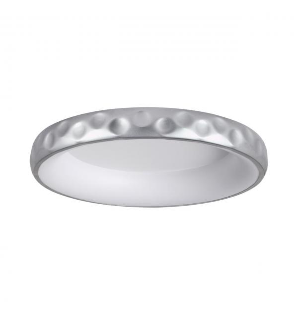 7772/56L AVRA LED SN 566 Светильник металл/белый/серебряный LED 56Вт 3000/4000/6000K D500 IP43 ССТ LACUNA