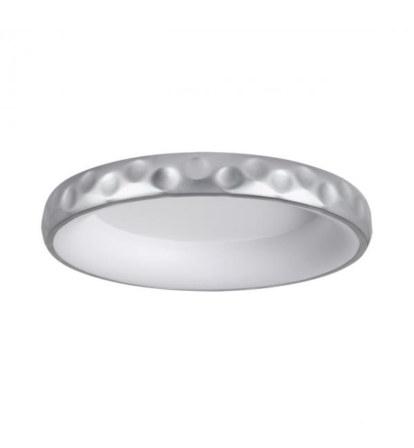 7772/56L AVRA LED SN 566 Светильник металл/белый/серебряный LED 56Вт 3000/4000/6000K D500 IP43 ССТ LACUNA