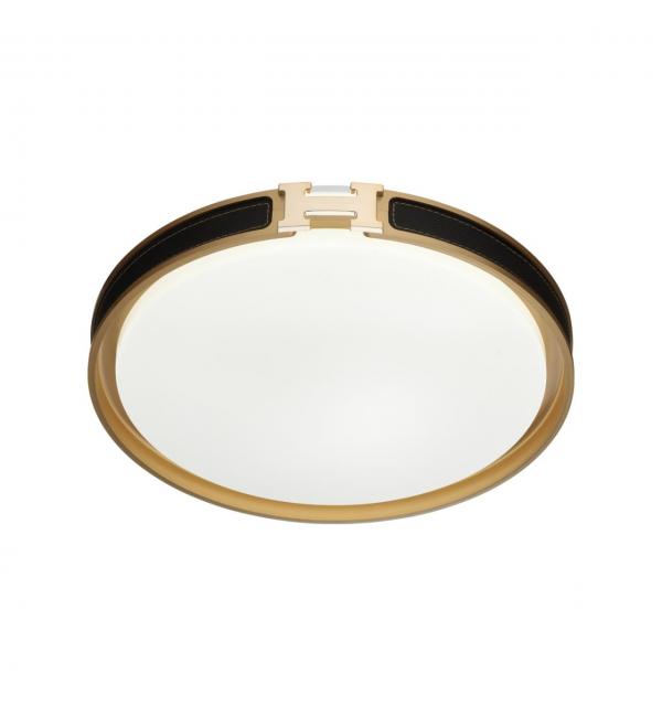 7667/ELN COLOR SN 132 Светильник пластик/черн/золот LED 76Вт 3000/4000/6000К D505 IP43 CCT FAVEMO BLACK