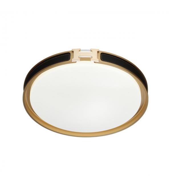 7667/ELN COLOR SN 132 Светильник пластик/черн/золот LED 76Вт 3000/4000/6000К D505 IP43 CCT FAVEMO BLACK