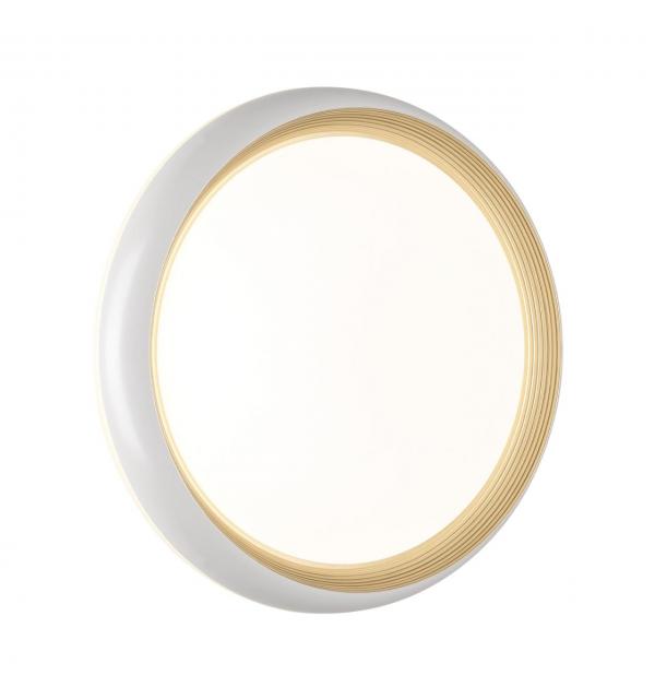 7650/DLN PALE SN 141 Светильник пластик/белый/золотой LED 48Вт 3000/4000/6000К D380 IP43 CCT TOFIQ WHITE