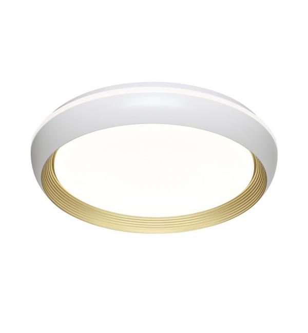 7650/ELN PALE SN 141 Светильник пластик/золотой LED 76Вт 3000/4000/6000К D480 IP43 CCT TOFIQ WHITE