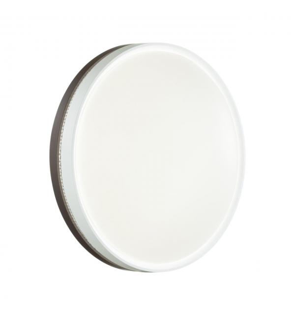 7668/DLN COLOR SN 152 Светильник пластик/белый/темно-коричневый LED 48Вт 3000/4000/6000К D415 IP43 CCT NOHAVA BROWN
