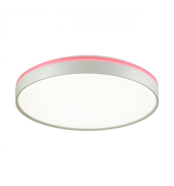 7708/ELN COLOR SN 154 Светильник пластик/розовый LED 76Вт 3000/4000/6000К D500 IP43 CCT KEZO PINK