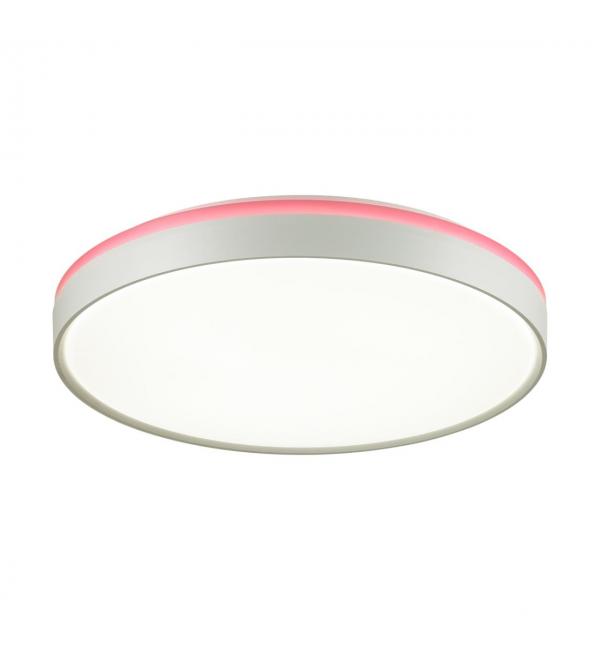 7708/ELN COLOR SN 154 Светильник пластик/розовый LED 76Вт 3000/4000/6000К D500 IP43 CCT KEZO PINK