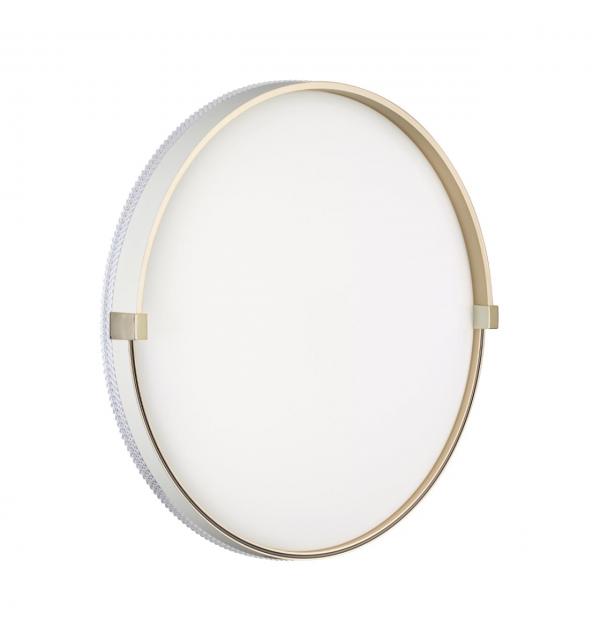 7646/ELN PALE SN 189 Светильник пластик/золотой LED 76Вт 3000/4000/6000К D490 IP43 CCT OLIDI WHITE
