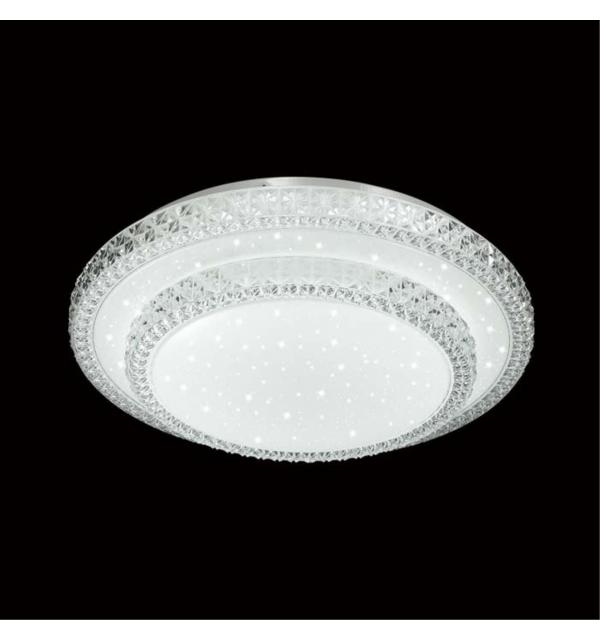 2041/DLN PALE SN 197 Светильник пластик/белый/прозрачный LED 48Вт 3000/4000/6000K D350 IP43 CCT FLOORS