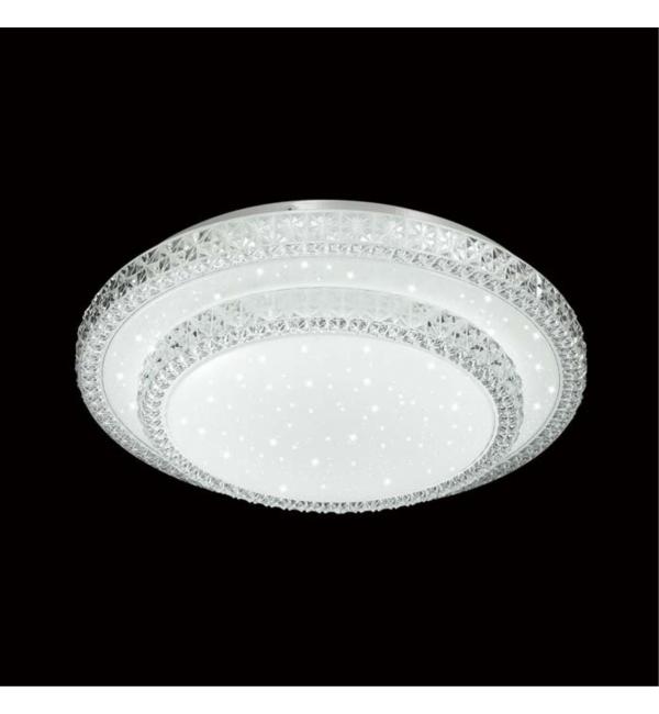 2041/DLN PALE SN 197 Светильник пластик/белый/прозрачный LED 48Вт 3000/4000/6000K D350 IP43 CCT FLOORS