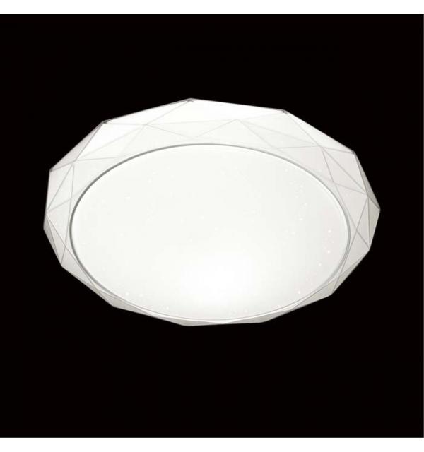 2045/ELN PALE SN 220 Светильник пластик/белый/прозрачный LED 76Вт 3000/4000/6000K D500 IP43 CCT GINO
