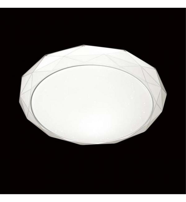 2045/ELN PALE SN 220 Светильник пластик/белый/прозрачный LED 76Вт 3000/4000/6000K D500 IP43 CCT GINO