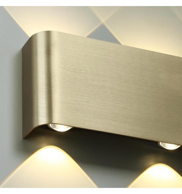 7107/2WL HIGHTECH ODL26 441 Настенный светильник бронза/металл IP20 LED 2W 3000K 220V MAGNUM