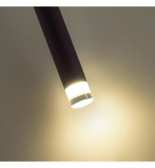 4373/3LA HIGHTECH ODL26 279 Подвесной светильник черный/хрустальн. стекло/металл IP20 LED 3W 400Лм 3000K 220-240V FIANO
