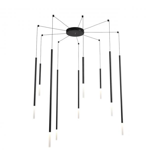 8400/27L LEDIO LN26 000 черный/белый, металл/акрил Люстра LED 27W 3000K 220V STICK