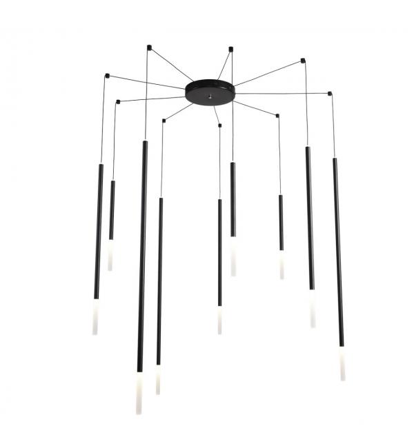 8400/27L LEDIO LN26 000 черный/белый, металл/акрил Люстра LED 27W 3000K 220V STICK
