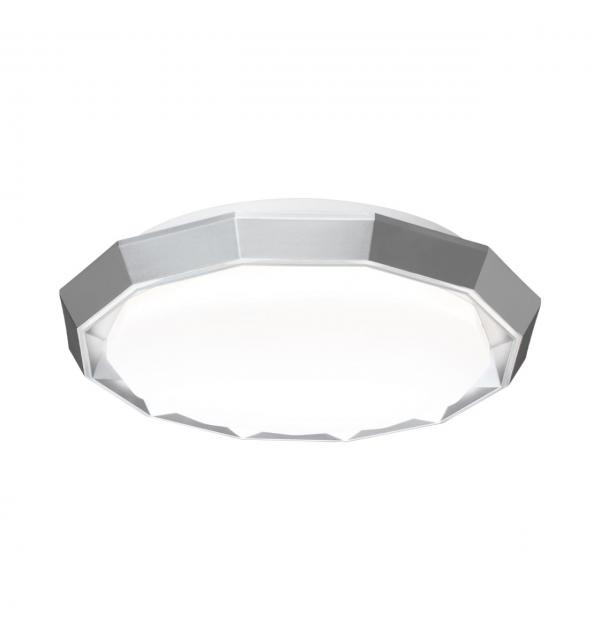 7671/DLN COLOR SN 000 Светильник пластик/белый/хром LED 48Вт 3000/4000/6000К D435 IP43 CCT VAXIN