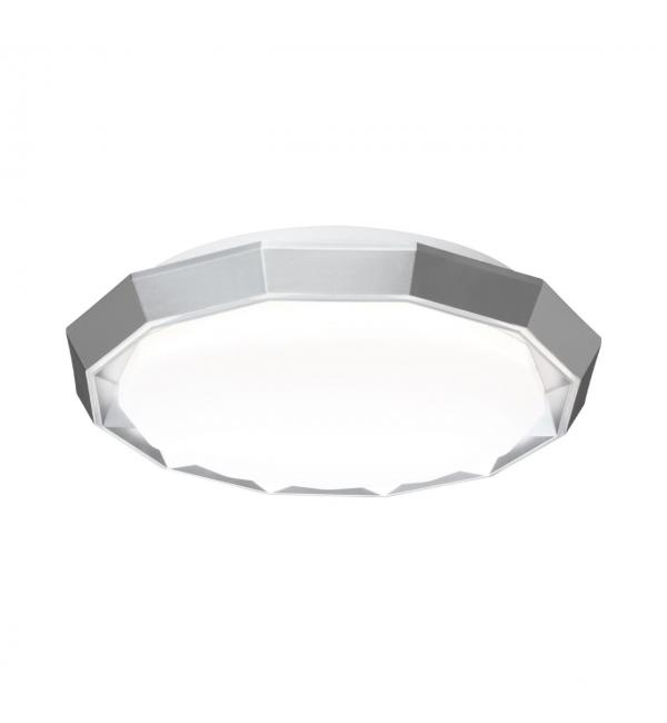 7671/DLN COLOR SN 000 Светильник пластик/белый/хром LED 48Вт 3000/4000/6000К D435 IP43 CCT VAXIN