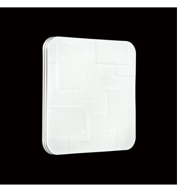 2085/DLN PALE SN 103 Светильник пластик/белый LED 48Вт 3000/4000/6000K 410х410 IP43 CCT NORES