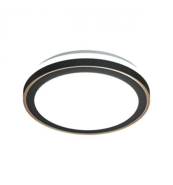 7620/DLN PALE SN 109 Светильник пластик/черный/медный LED 48Вт 3000/4000/6000K D390 IP43 CCT AKUNA