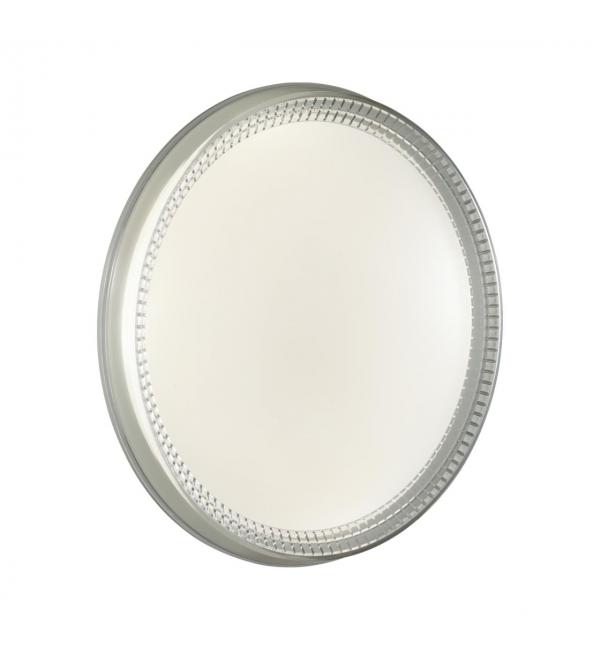 7643/DLN COLOR SN 146 Светильник пластик/белый/прозрачный LED 48Вт 3000/4000/6000К D405 IP43 CCT DEPAX