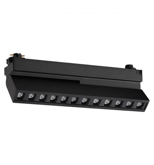 359736 PORT NT25 240 черный Светильник однофазный двухжильный трековый с переключ. цв. температуры IP20 LED 12W 180-265V 2700К/3200К/4000К EOS